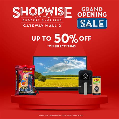 Shopwise (Gateway Mall 2, Quezon City, Metro Manila.
